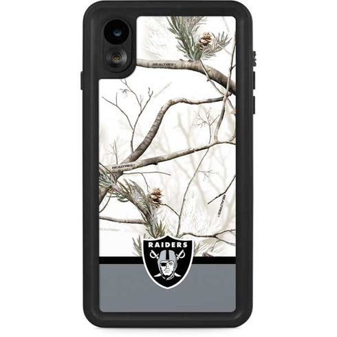 NFL Realtree Camo Las Vegas Raiders iPhone XR Waterproof Case