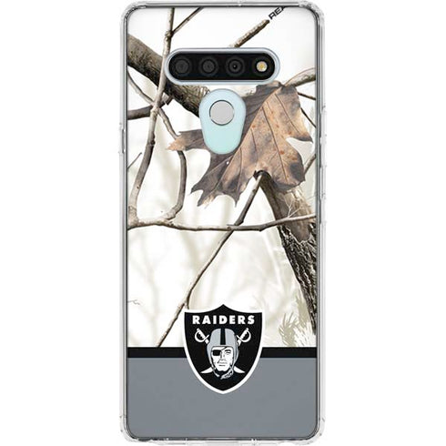 NFL Realtree Camo Las Vegas Raiders LG Stylo 6 Clear Case