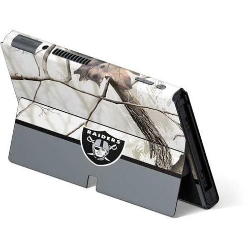 NFL Realtree Camo Las Vegas Raiders Nintendo Switch OLED (2021) Skin