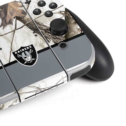 NFL Realtree Camo Las Vegas Raiders Nintendo Switch OLED (2021) Skin