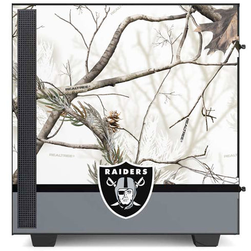 NFL Realtree Camo Las Vegas Raiders NZXT H510 Compact ATX Mid-Tower Case Skin