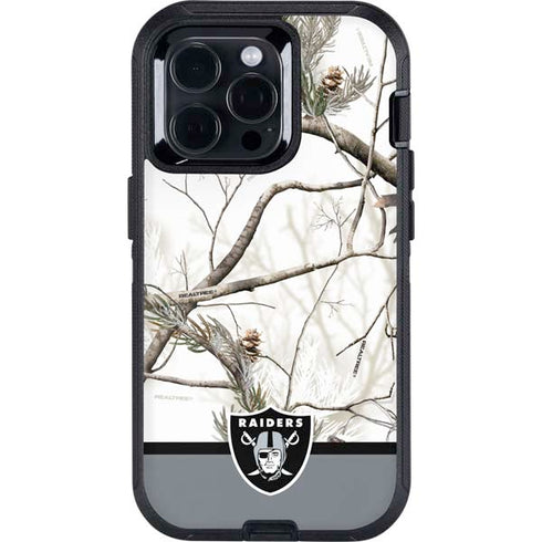 NFL Realtree Camo Las Vegas Raiders Otterbox Defender iPhone Skin