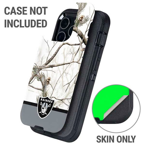 NFL Realtree Camo Las Vegas Raiders Otterbox Defender iPhone Skin