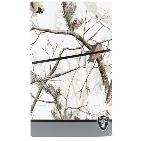 NFL Realtree Camo Las Vegas Raiders PS5 Slim Disk Bundle Skin