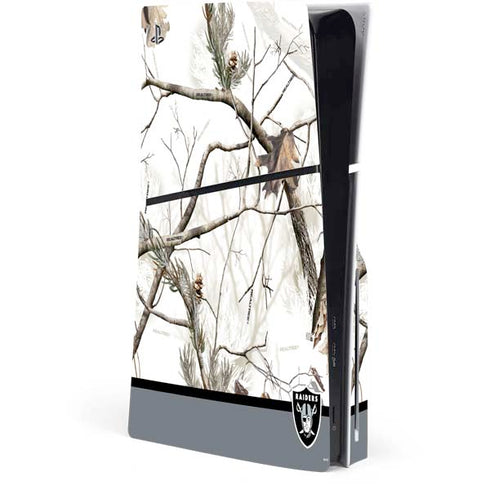 NFL Realtree Camo Las Vegas Raiders PS5 Slim Disk Console Skin