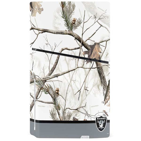 NFL Realtree Camo Las Vegas Raiders PS5 Slim Disk Console Skin