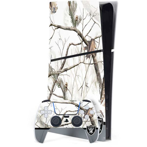 NFL Realtree Camo Las Vegas Raiders PS5 Slim Digital Edition Bundle Skin