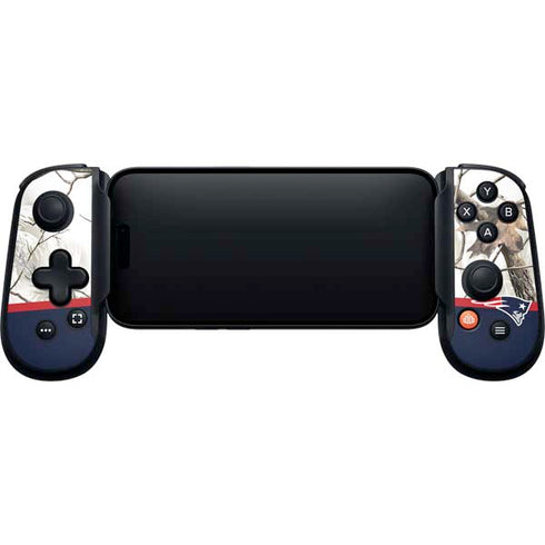 NFL Realtree Camo New England Patriots Backbone One for iPhone Game Controller Skin