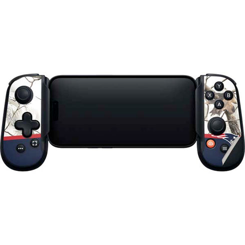 NFL Realtree Camo New England Patriots Backbone One for iPhone Game Controller Skin