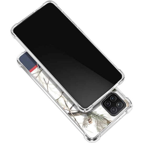 NFL Realtree Camo New England Patriots Galaxy A12 Clear Case