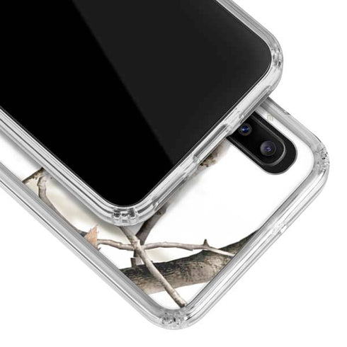 NFL Realtree Camo New England Patriots Galaxy A20 Clear Case