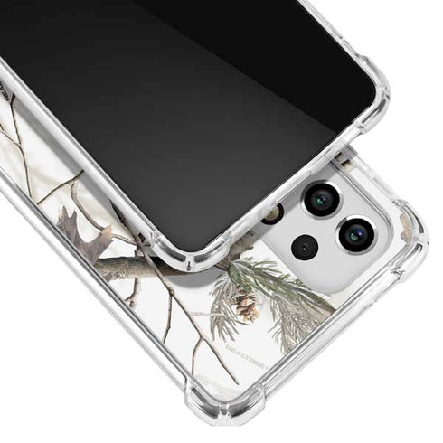 NFL Realtree Camo New England Patriots Galaxy A53 5G Clear Case