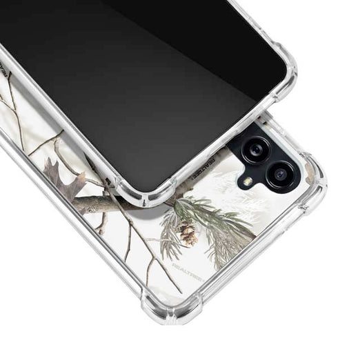 NFL Realtree Camo New England Patriots Galaxy A54 5G Clear Case