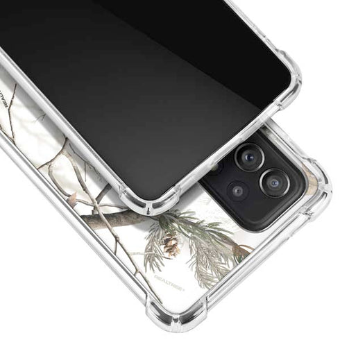 NFL Realtree Camo New England Patriots Galaxy A72 5G Clear Case