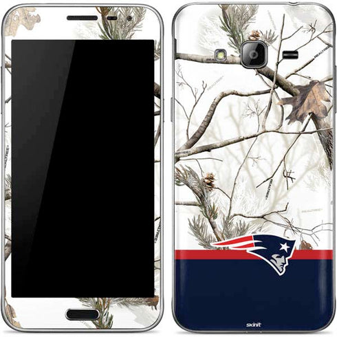 NFL Realtree Camo New England Patriots Galaxy J3 Skin