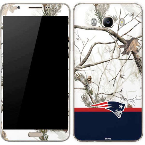NFL Realtree Camo New England Patriots Galaxy J7 Skin