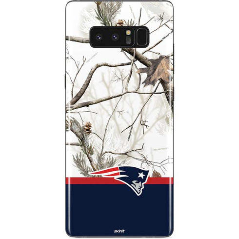 NFL Realtree Camo New England Patriots Galaxy Note 8 Skin