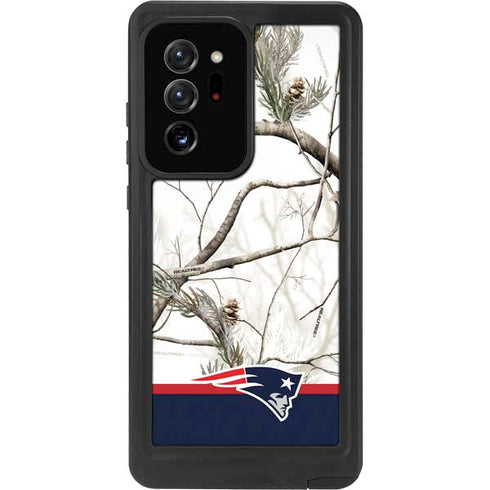 NFL Realtree Camo New England Patriots Galaxy Note20 Ultra 5G Waterproof Case