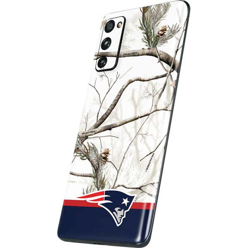 NFL Realtree Camo New England Patriots Galaxy S20 Fan Edition Skin