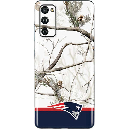 NFL Realtree Camo New England Patriots Galaxy S20 Fan Edition Skin