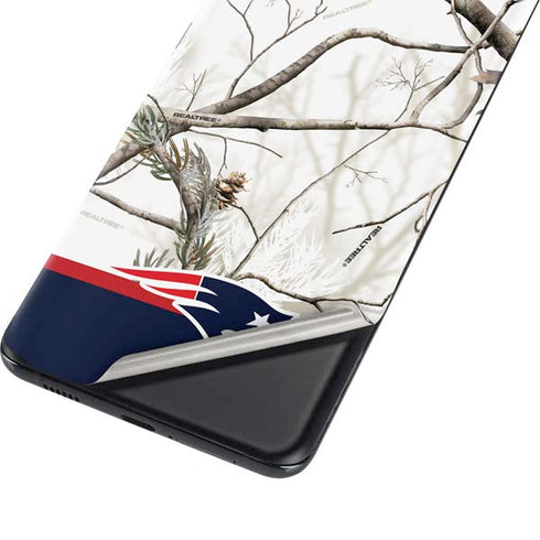 NFL Realtree Camo New England Patriots Galaxy S21 5G Skin