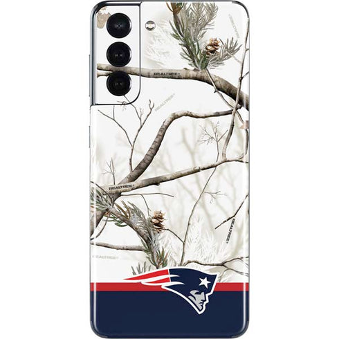 NFL Realtree Camo New England Patriots Galaxy S21 5G Skin