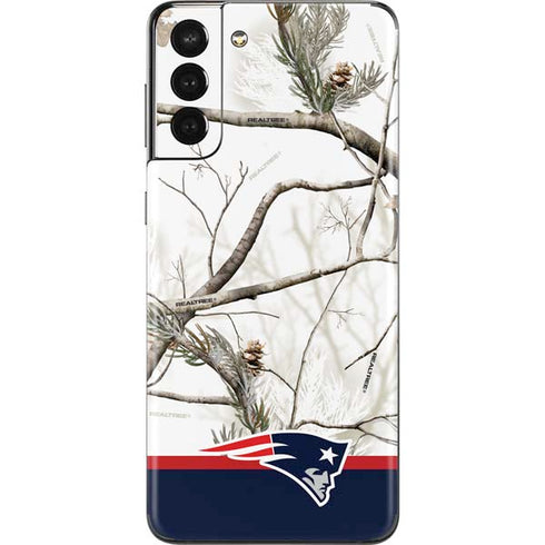 NFL Realtree Camo New England Patriots Galaxy S21 Plus 5G Skin