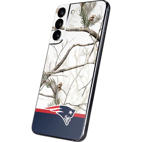 NFL Realtree Camo New England Patriots Galaxy S22 Plus Skin