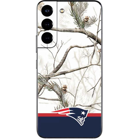 NFL Realtree Camo New England Patriots Galaxy S22 Skin