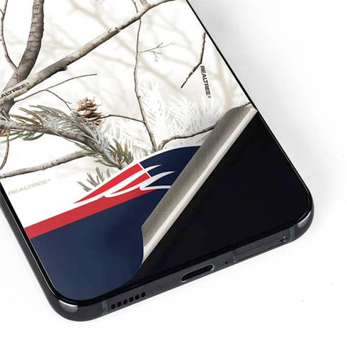 NFL Realtree Camo New England Patriots Galaxy S22 Skin