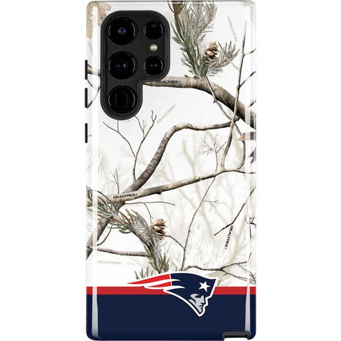 NFL Realtree Camo New England Patriots Galaxy S22 Ultra Pro Case