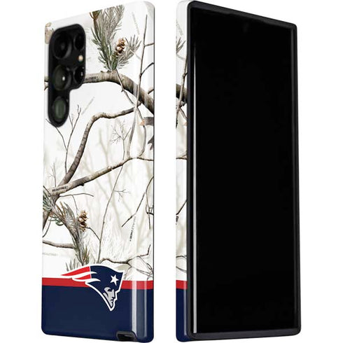 NFL Realtree Camo New England Patriots Galaxy S22 Ultra Pro Case