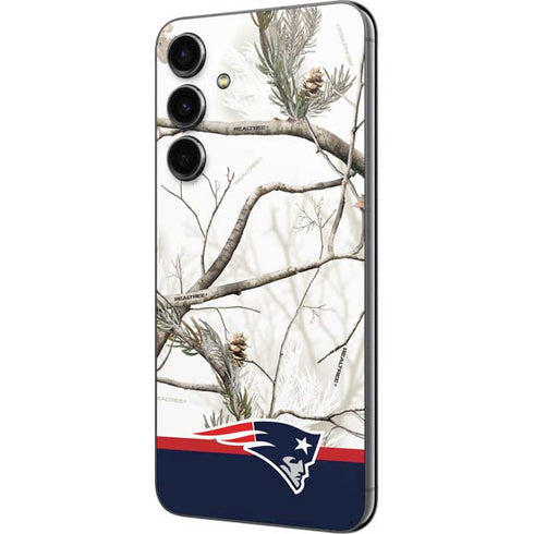 NFL Realtree Camo New England Patriots Galaxy S23 FE Skin