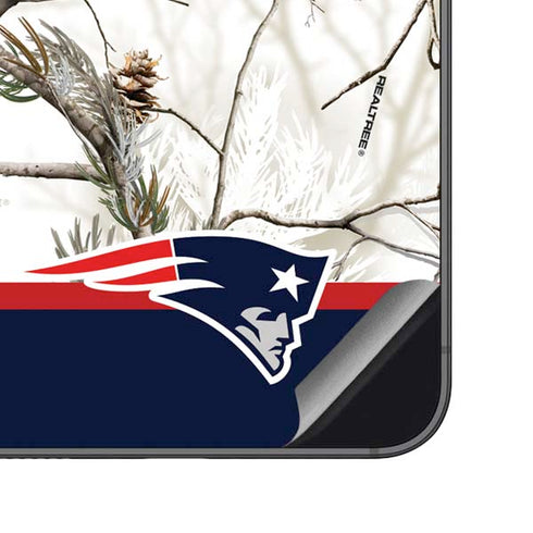 NFL Realtree Camo New England Patriots Galaxy S23 FE Skin