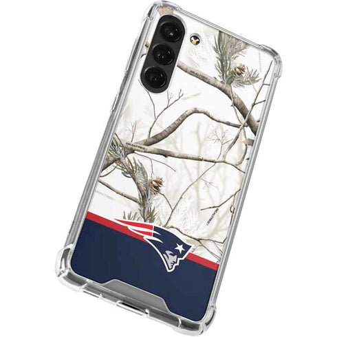 NFL Realtree Camo New England Patriots Galaxy S23 Plus Clear Case