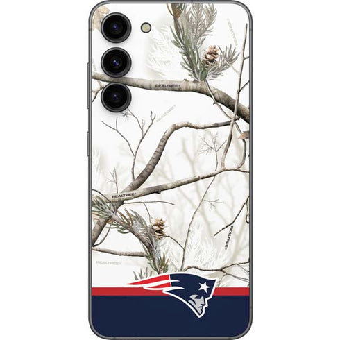 NFL Realtree Camo New England Patriots Galaxy S23 Plus Skin