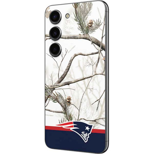 NFL Realtree Camo New England Patriots Galaxy S23 Skin