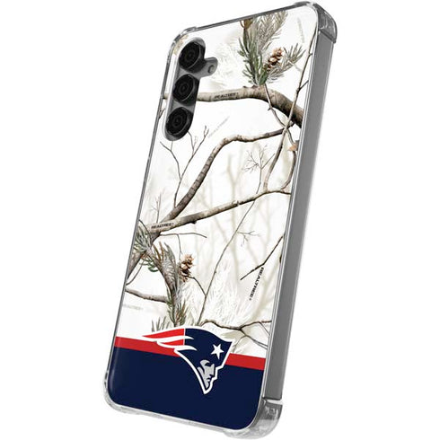 NFL Realtree Camo New England Patriots Galaxy S24 Plus Clear Case