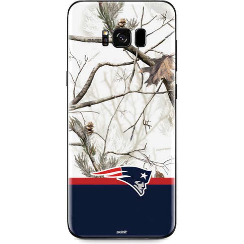 NFL Realtree Camo New England Patriots Galaxy S8 Plus Skin