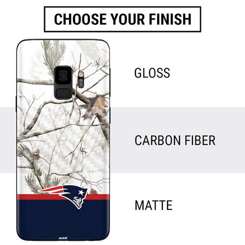 NFL Realtree Camo New England Patriots Galaxy S9 Skin