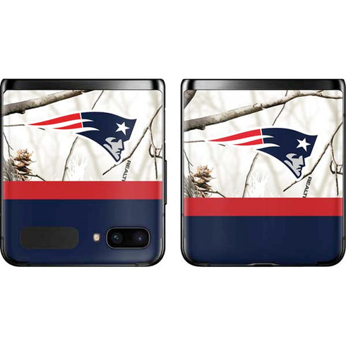 NFL Realtree Camo New England Patriots Galaxy Z Flip Skin