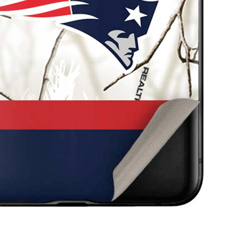 NFL Realtree Camo New England Patriots Galaxy Z Flip Skin