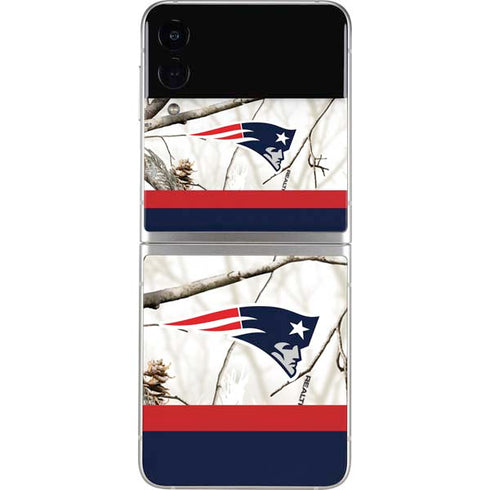 NFL Realtree Camo New England Patriots Galaxy Z Flip3 5G Skin