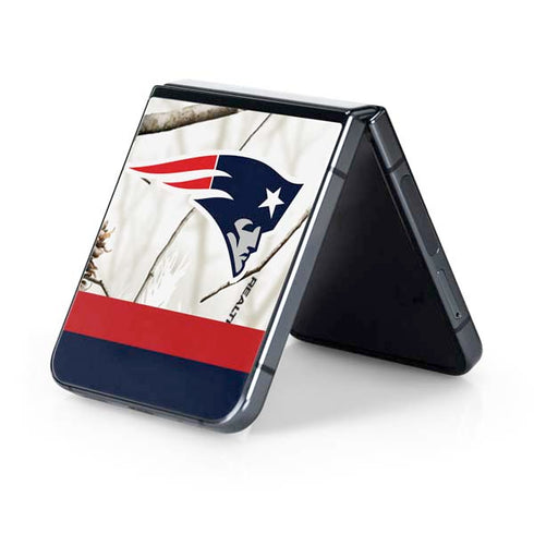 NFL Realtree Camo New England Patriots Galaxy Z Flip5 5G Skin