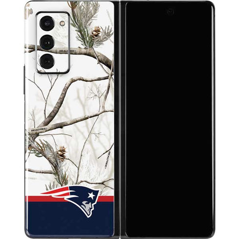 NFL Realtree Camo New England Patriots Galaxy Z Fold2 5G Skin