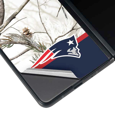 NFL Realtree Camo New England Patriots Galaxy Z Fold3 5G Skin