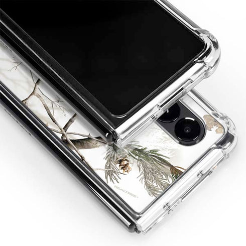 NFL Realtree Camo New England Patriots Galaxy Z Fold4 5G Clear Case