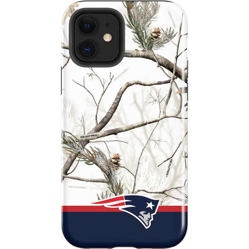 NFL Realtree Camo New England Patriots iPhone 12 Impact Case