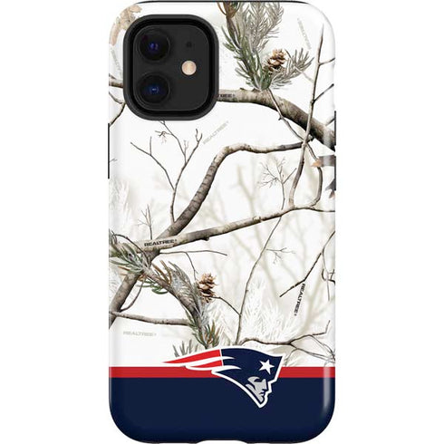 NFL Realtree Camo New England Patriots iPhone 12 Mini Impact Case