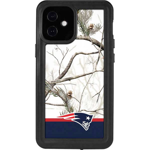 NFL Realtree Camo New England Patriots iPhone 12 Mini Waterproof Case